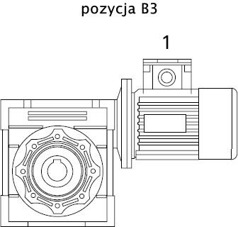 Pozycja montażowa B3